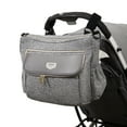 thumbnail image 1 of Sunveno Tweed Luxe Stroller Organizer Crossbody Bag Diaper Bag Travel Bag, Gray, 1 of 7