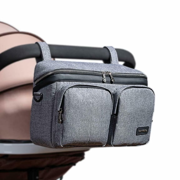 Sunveno Universal Stroller Organizer Bag Shoulder Bag, Gray