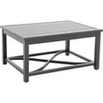 Sunvilla L82324401FPAN Post Leg Slats Outdoor Coffee Table, Dark