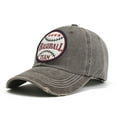 thumbnail image 1 of Sunvit Baseball Embroidery Men Women Plain Cotton Adjustable Washed Twill Low Profile Baseball Cap Hat, 1 of 8