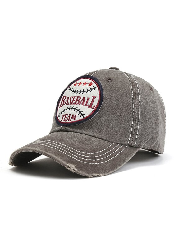 Baseball Embroidery Men Women Plain Cotton Adjustable Washed Twill Low Profile Baseball Cap Hat