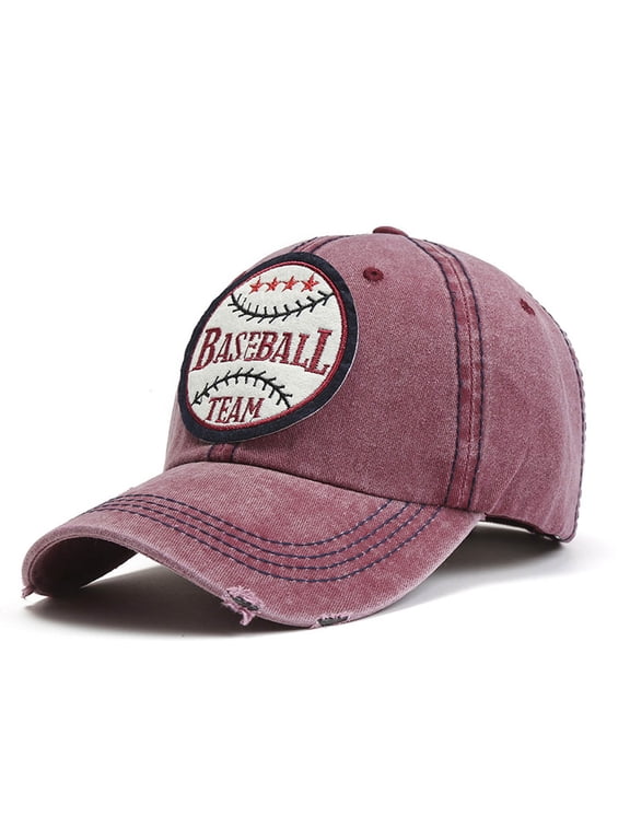 Baseball Embroidery Men Women Plain Cotton Adjustable Washed Twill Low Profile Baseball Cap Hat