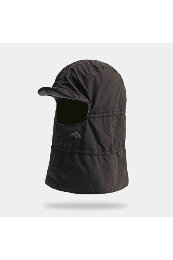 Black Women and Men Ski Mask Balaclava - Fleece Lined Windproof Cold Weather Headwear for Skiing Hiking, Full Face Coverage Free Size,Size Free Size