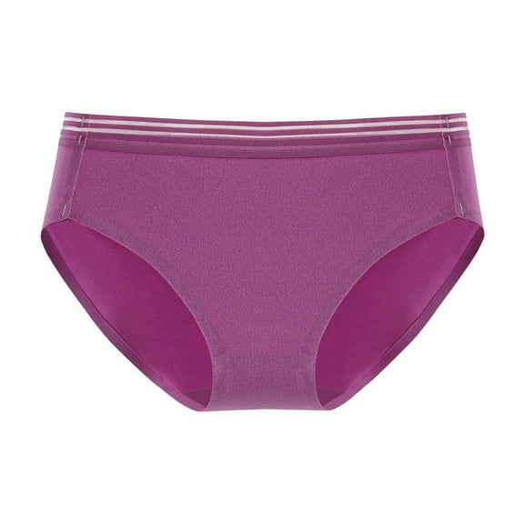 Sunvit-Panties Juniors Cotton Bikini Panties - Size M, Purple - Mid-Rise Soft Breathable Everyday Underwear for Comfort