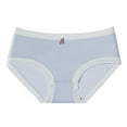thumbnail image 1 of Sunvit-Panties Juniors Cotton Hipster Underwear - Breathable with Lace Trim, Blue Color, Size M - All-Day Comfort for Everyday Home/Office/Casual Wear, 1 of 2