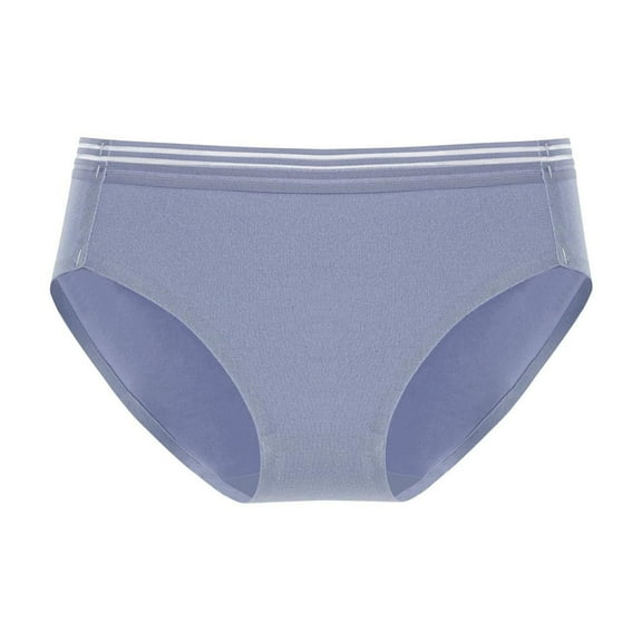 Sunvit-Panties Juniors Cotton Mid-Rise Bikini Panties - Size M, Color Gray, Skin-Friendly Breathable, Everyday Comfort Underwear
