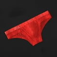 thumbnail image 1 of Sunvit-Panties Mens Red Size 2XL Lace Briefs - 95% Polyester 5% Spandex, Soft Stretch Elastic Waistband for Everyday & Special Occasions, 1 of 2