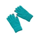 thumbnail image 1 of Sunvit-Panties Sky Blue Touchscreen Gloves for Women - 100% Acrylic Warm Diamond Knit, Ribbed Cuffs, One Size Fits Most Adults, Cold Weather Gloves for Daily Commute & Walking,Size Free Size, 1 of 2