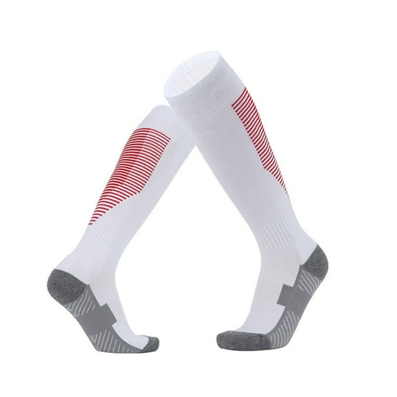 Sunvit-Panties Unisex Pink Cotton Knee-High Sports Socks - Compression & Reinforced Heel/Toe, Size 140 for Youth & Small Adults, Ideal for Running/Soccer/Gym,Size 6-13T