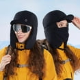 thumbnail image 1 of Sunvit-Panties Windproof Winter Hat Women and Men, Acrylic 3-in-1 with Face Mask & Ear Muffs, Adjustable Free Size for Adults, Black,Size Free Size, 1 of 2