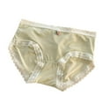 thumbnail image 1 of Sunvit-Panties Womens Cotton Bikini Briefs - Breathable Comfortable, Lace Trim Skin-Friendly for Everyday Wear, Size XL, Green, 1 of 2