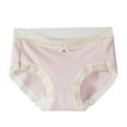 thumbnail image 1 of Sunvit-Panties Womens Cotton Briefs (Pink, Size XL) - Mid-Rise with Lace Trim, Scalloped Waist & Bow Accent, Breathable All-Day Comfort Feminine Everyday Underwear, 1 of 2