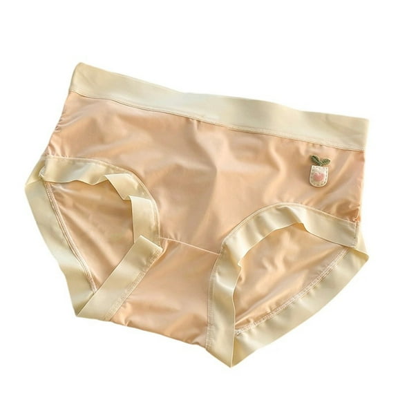 Sunvit-Panties Womens Cotton Mid-Rise Underwear - Pink, Size XL | Skin-Friendly, Breathable with Wide Waistband & Scalloped Edge for Daily Wear