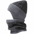 thumbnail image 1 of Sunvit-Panties Womens Dark Gray 2-in-1 Winter Beanie & Neck Gaiter Set - Warm Soft Acrylic, One Size Fits Most Cold Weather Head Neck Warmer for Daily Commute,Size Free Size, 1 of 2