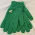 thumbnail image 1 of Sunvit-Panties Womens Green Winter Touchscreen Gloves - Acrylic Knit with Ribbed Cuff & Cute Embroidery,Size Free Size, 1 of 3