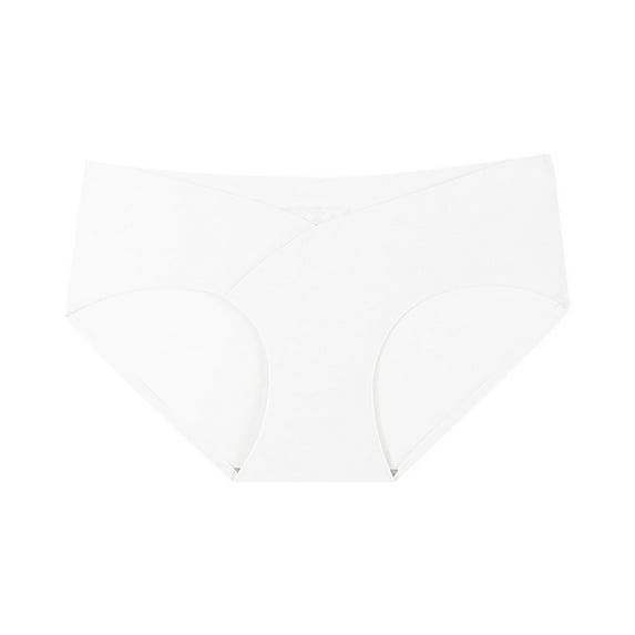 Sunvit-Panties Womens Seamless Mid-Rise Briefs - Nylon Soft Breathable, No Visible Lines & All-Day Comfort - White, Size 2XL - Ideal for Form-Fitting Clothes/Leggings