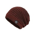 thumbnail image 1 of Sunvit-Panties Womens Wine Slouchy Beanie - Soft Acrylic Winter Hat, One Size Fits Most Adults, Warm Casual Knit Cap for Daily & Outdoor Activities,Size Free Size, 1 of 1