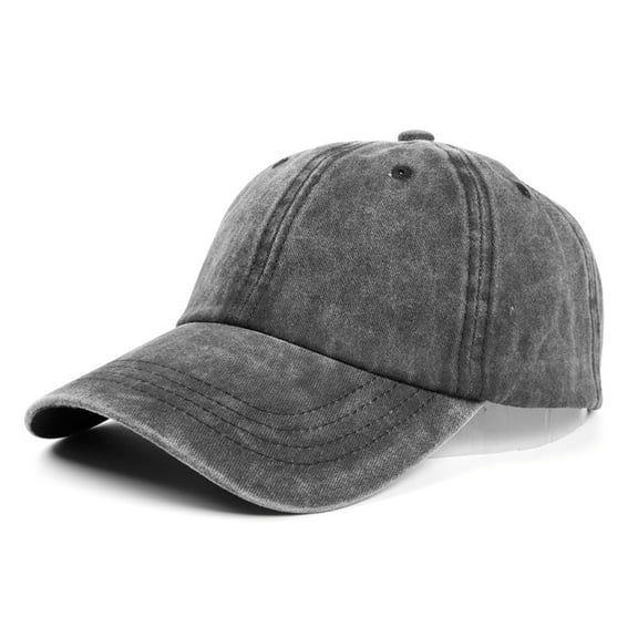 Sunvit Unisex Washed Dyed Cotton Adjustable Solid Baseball Cap