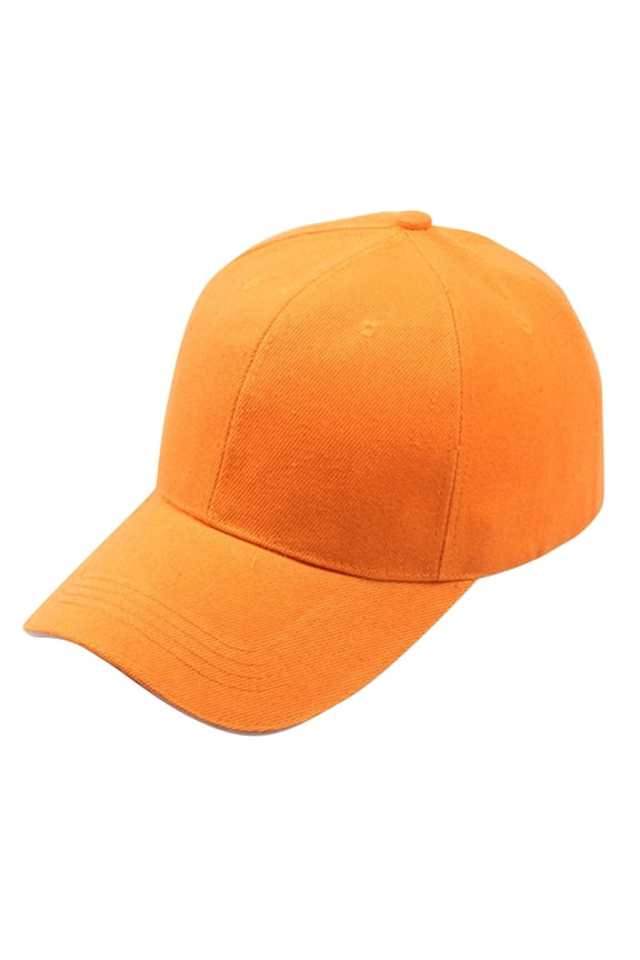 Womens Baseball Caps- Women Baseball Cap Snapback Hat Hip-Hop Adjustable OR #391 Orange