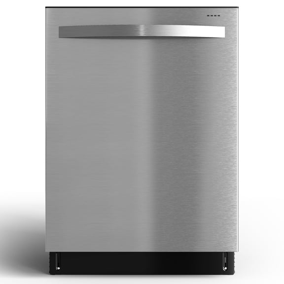 Sunvivi 24" Stainless Steel Built-in Dishwasher, 14-16 Place Settings Dishwasher Machine, 8 Wash Programs, Energy Star, Sliver