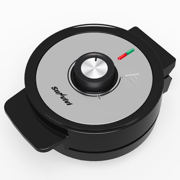 Sunvivi 5 Heart-Shaped Waffle Maker with Adjustable Temp