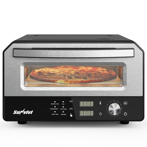 Sunvivi Electric Indoor Pizza Oven with 6 Presets