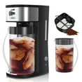 thumbnail image 1 of Sunvivi Iced Tea Maker Cold Brew Electric with 2.5-Quart Pitcher, Black, 1 of 7