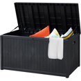 thumbnail image 1 of Sunvivi Large Patio Resin Storage Box, 120 Gallon Indoor/Outdoor Deck Box for Patio Furniture Cushions, Garden Tools and Pool Toys, Waterproof and UV Resistant, 1 of 6