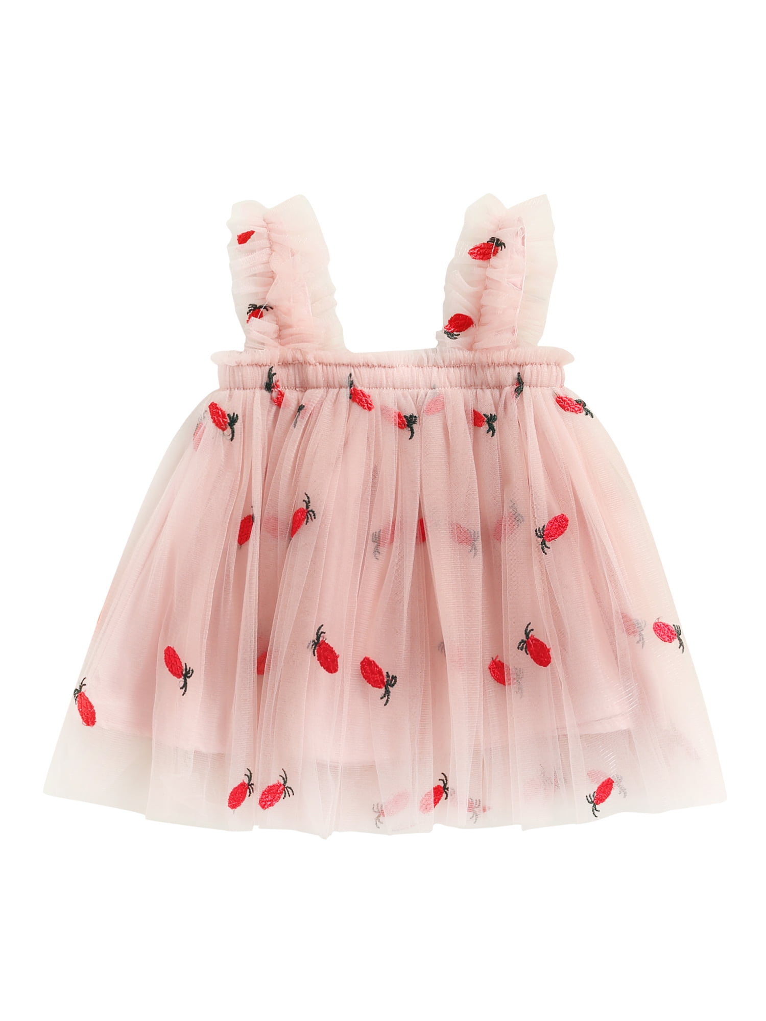 Baby Girls Flower Party Dresses Infants Princess Tulle Tutu Dress 0 2t