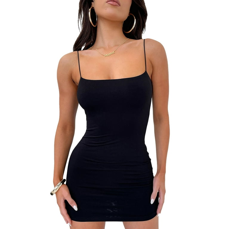 Simple Solid O-Neck Sleeveless Sports Bodycon Dress Simple Solid O-Neck Sleeveless Sports Bodycon Dress