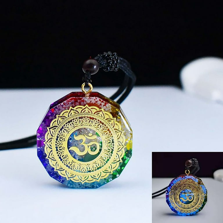 Sunward Pendant Sri Yantra Necklace Sacred Geometry Chakra Energy Necklace  Gift