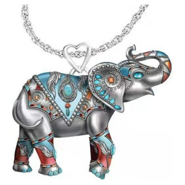 Elephant family cheap necklace