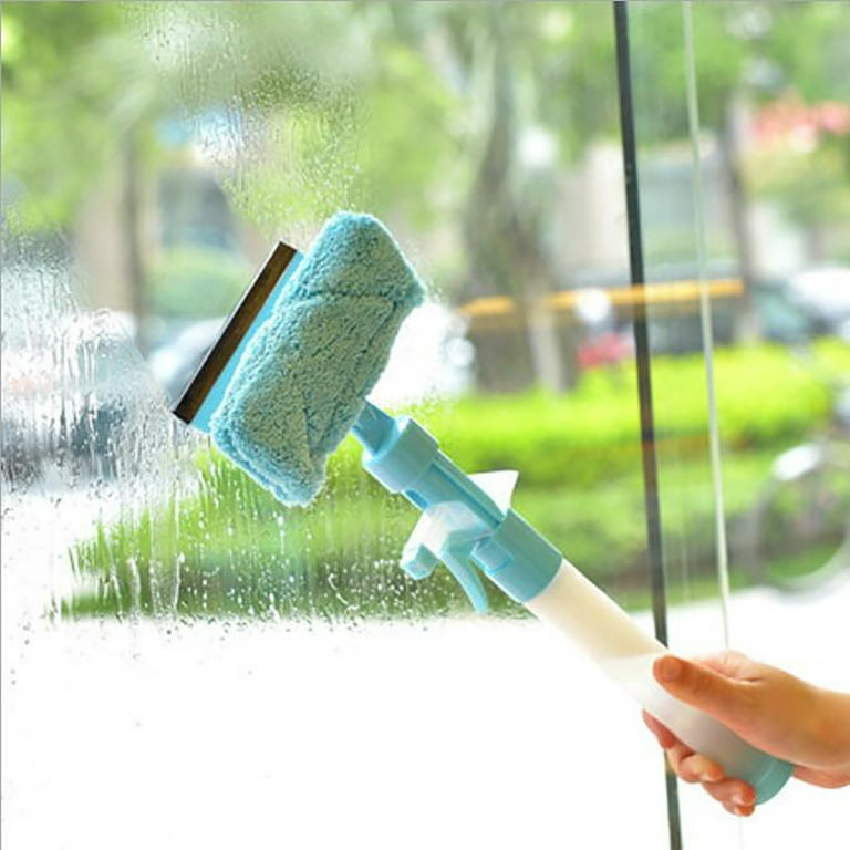 Sunward Window Cleaner With Water Spray Window Cleaner And Double Side  Glass Cleaner