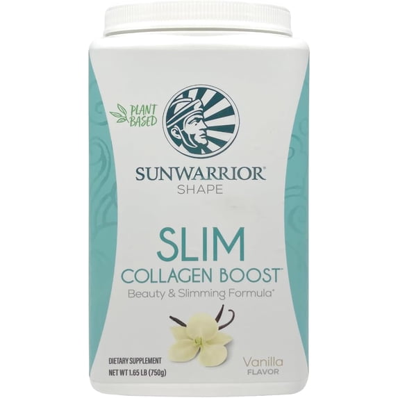 Sunwarrior Beauty Greens Collagen | Unflavored Collagen Boost Powder with Hyaluronic Acid and Biotin, 300g