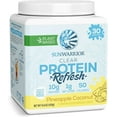 thumbnail image 1 of Sunwarrior Vegan Hydration Clear Protein Powder Water Mix, Pineapple Coconut, 14.8 oz, 1 of 8