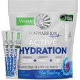 thumbnail image 1 of Sunwarrior Active Hydration Electrolyte Powder, Blue Raspberry, 4.44 oz (18 Stick Packs), 1 of 7