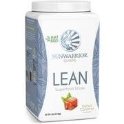 Sunwarrior Lean Vegan Protein Powder | Plant-Based Superfood Shake, Salted Caramel, 720g