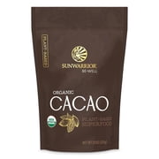 Sunwarrior Be Well Unsweetened Organic Cacao Powder, Non-Alkalized, 7.9 oz