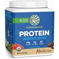thumbnail image 1 of Sunwarrior Warrior Blend Mocha Vegan Protein Powder 15 Servings, 1 of 8