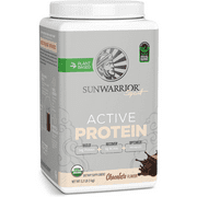 Sunwarrior Sport Vegan Chocolate Plant protein Powder | Plant-Based Post Workout Recovery Drink, Chocolate, 2.2 lb