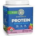thumbnail image 1 of Sunwarrior Vegan Protein Powder for Women and Men, Warrior Blend, Maple Toast, 1.65 lbs, 1 of 9