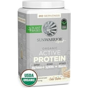 Sunwarrior Sport Organic Active Protein Cake Batter Vegan Protein Powder 20 Servings
