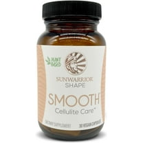 Sunwarrior Beauty & Skin Care Supplements with Hyaluronic Acid Vitamin C Melon Extract Gluten Free Vegan Keto Cellulite Care & Remover for Thighs Buttocks & Body | Shape Smooth Capsules 30 Count