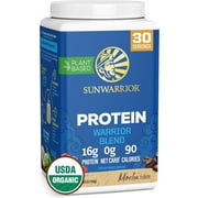 Sunwarrior Warrior Blend Mocha Vegan Protein Powder 30 Servings