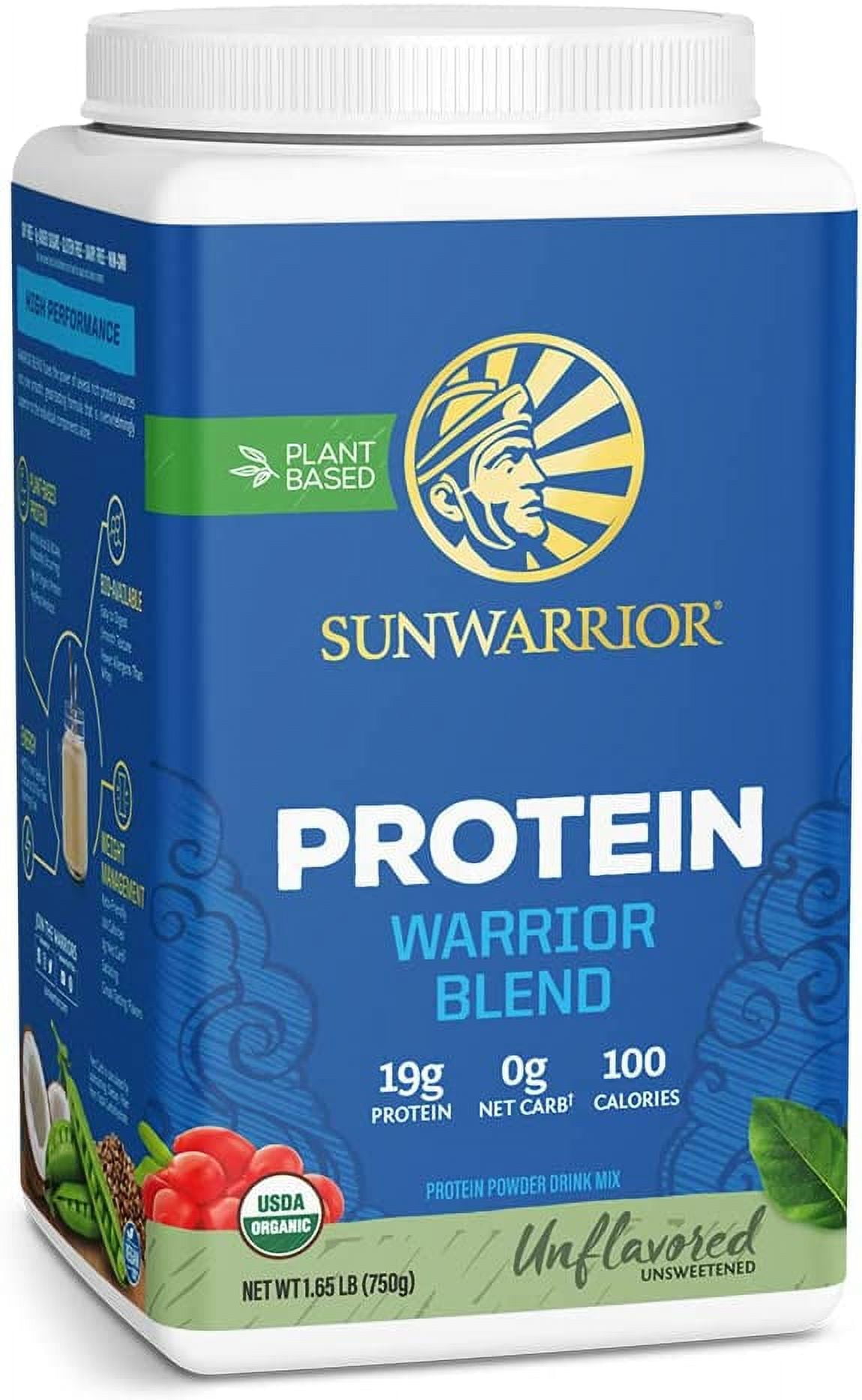 Sunwarrior Warrior Blend Plant protein Powder Natural, 750g