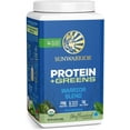 thumbnail image 1 of Sunwarrior Warrior Blend Greens Vegan Protein Powder, Unflavored, 750g (30 Servings), 1 of 7