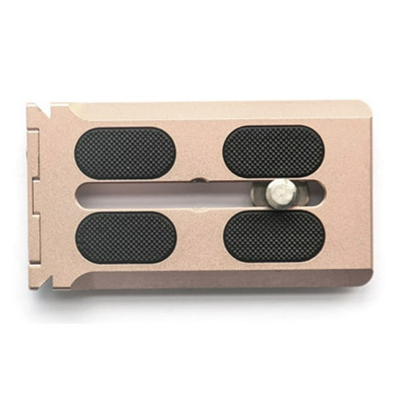 SunwayFoto DPL-70 Universal Vertical Shooting QR Plate for Mirrorless Cameras, Gold