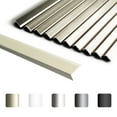thumbnail image 1 of Sunwings Glossy Gold 12 in. x 0.18 in. Aluminum Peel and Stick Backsplash Tile Edge Trim (10 Piece), 1 of 6