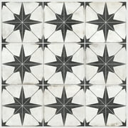 Sunwings Patterned Black Peel and Stick Wallpaper, 17.1 inch x 16.4 feet Vinyl Self Adhesive Removable Waterproof Wall Paper for Kitchen Bathroom Countertop