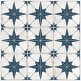 thumbnail image 1 of Sunwings Patterned Blue Peel and Stick Wallpaper, 17.1 inch x 16.4 feet Vinyl Self Adhesive Removable Waterproof Wall Paper for Kitchen Bathroom Countertop, 1 of 9